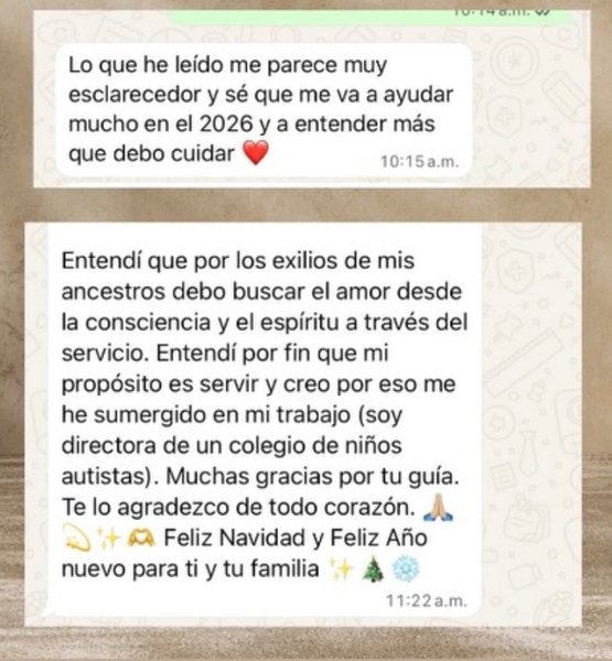 Mensaje real de una mujer que trabajó con Andrea
