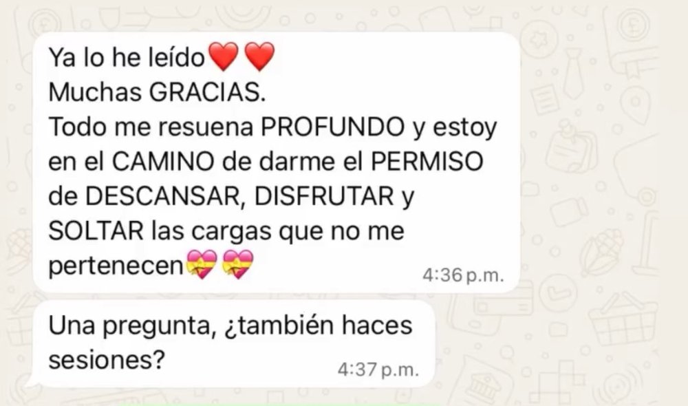 Mensaje real de una mujer que trabajó con Andrea