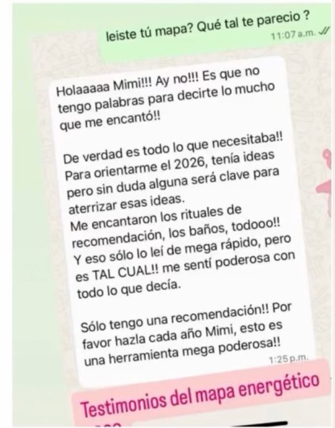 Mensaje real de una mujer que trabajó con Andrea